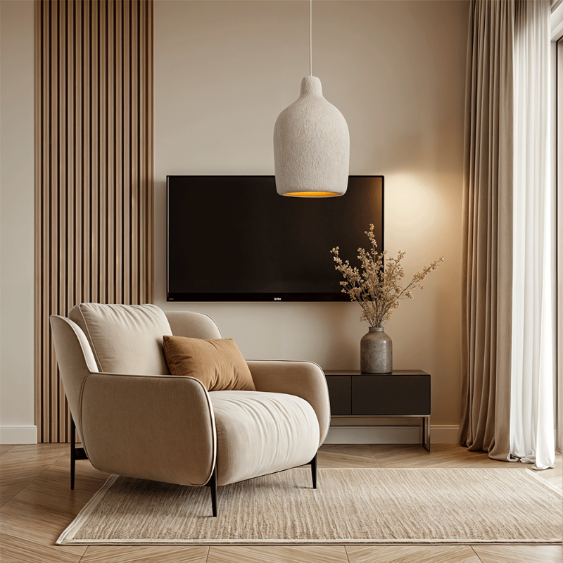 SylvaWabi Pendant Light In Resin For Modern Ceiling Fixtures