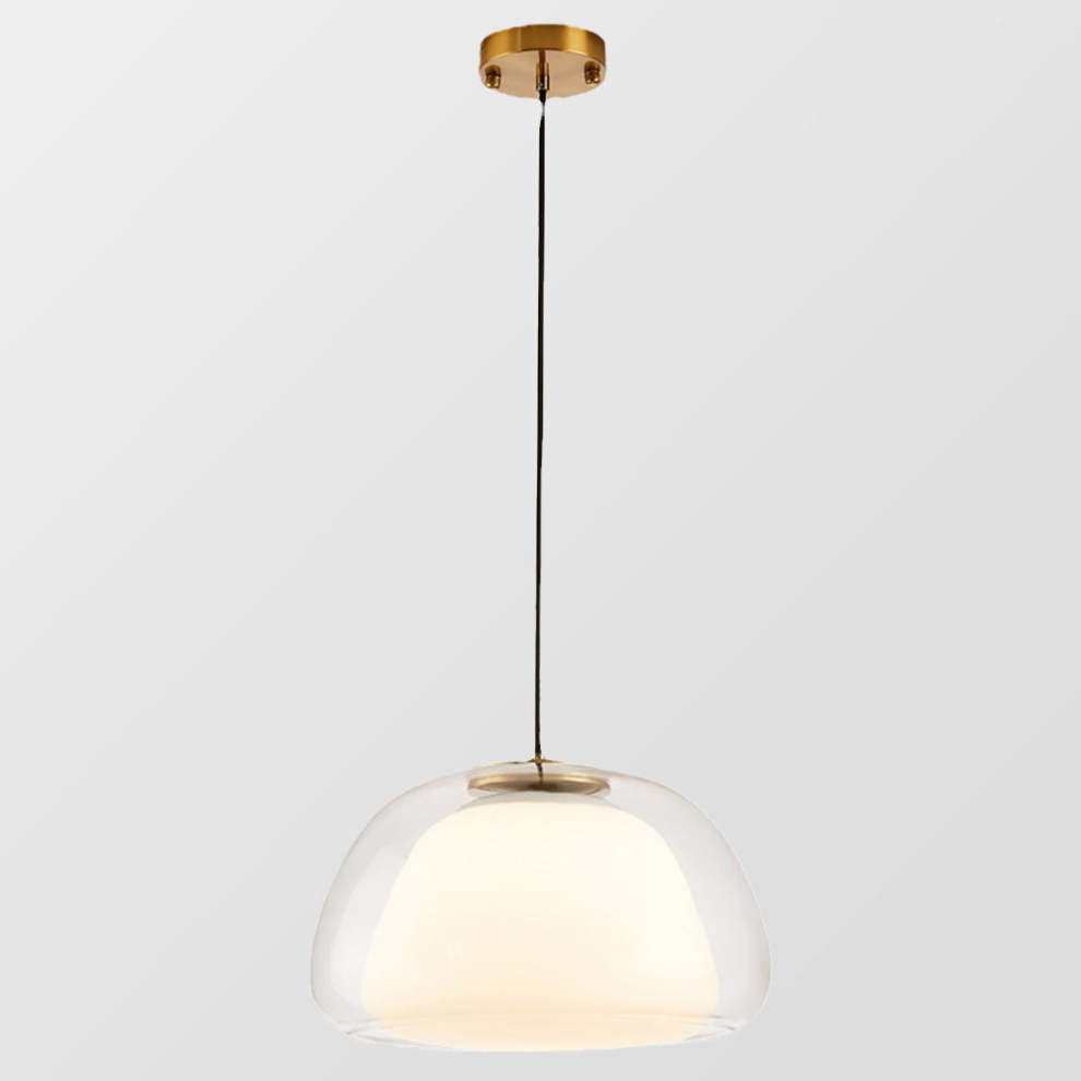 Aurora Pendant Light Milk Glass For Modern Ceiling Decor
