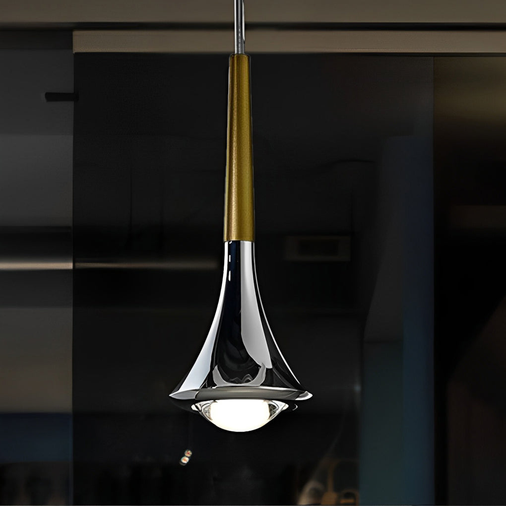 Thalor Pendant Lamp With Water Drop Silhouette For Modern Homes