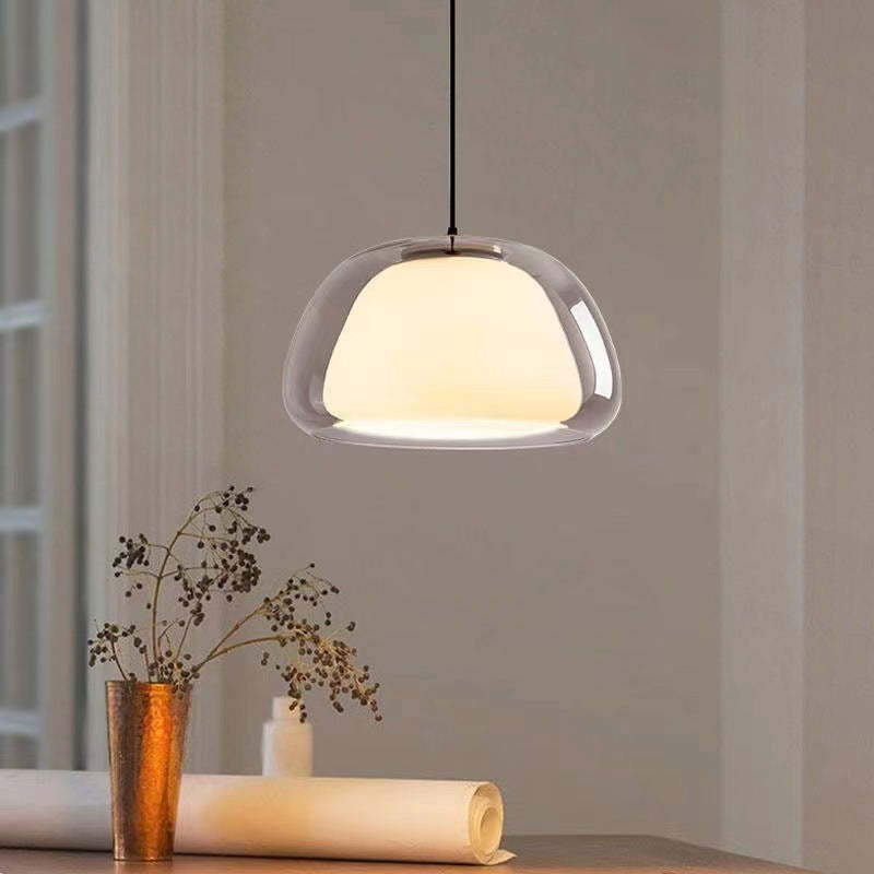 Aurora Pendant Light Milk Glass For Modern Ceiling Decor