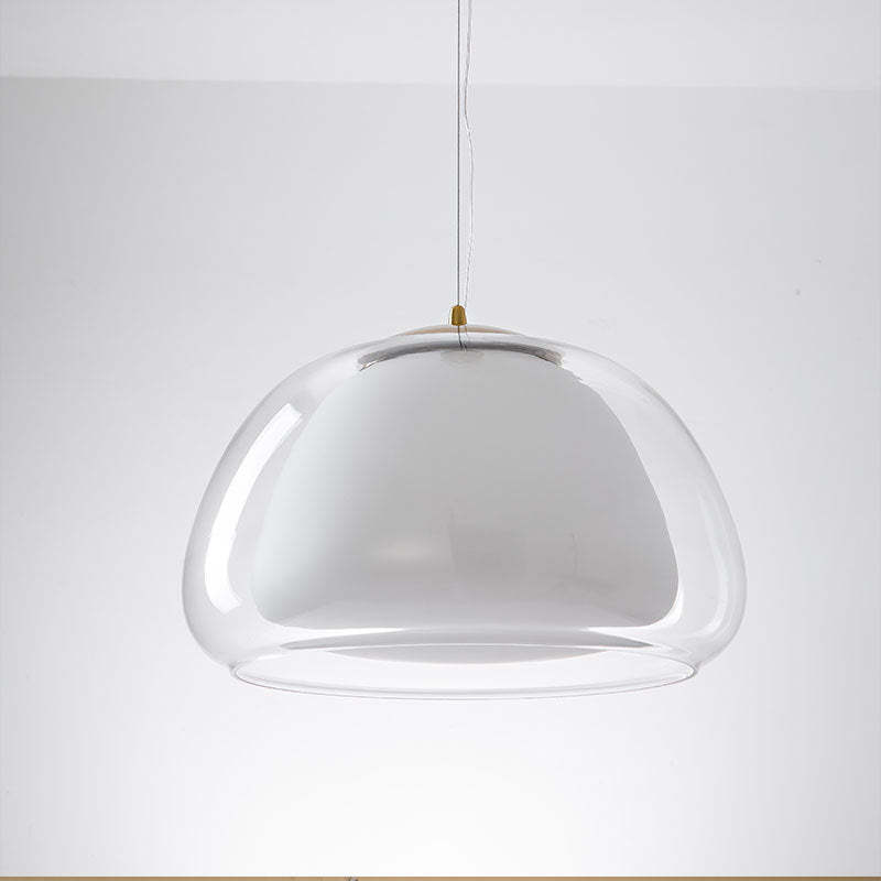 Aurora Pendant Light Milk Glass For Modern Ceiling Decor