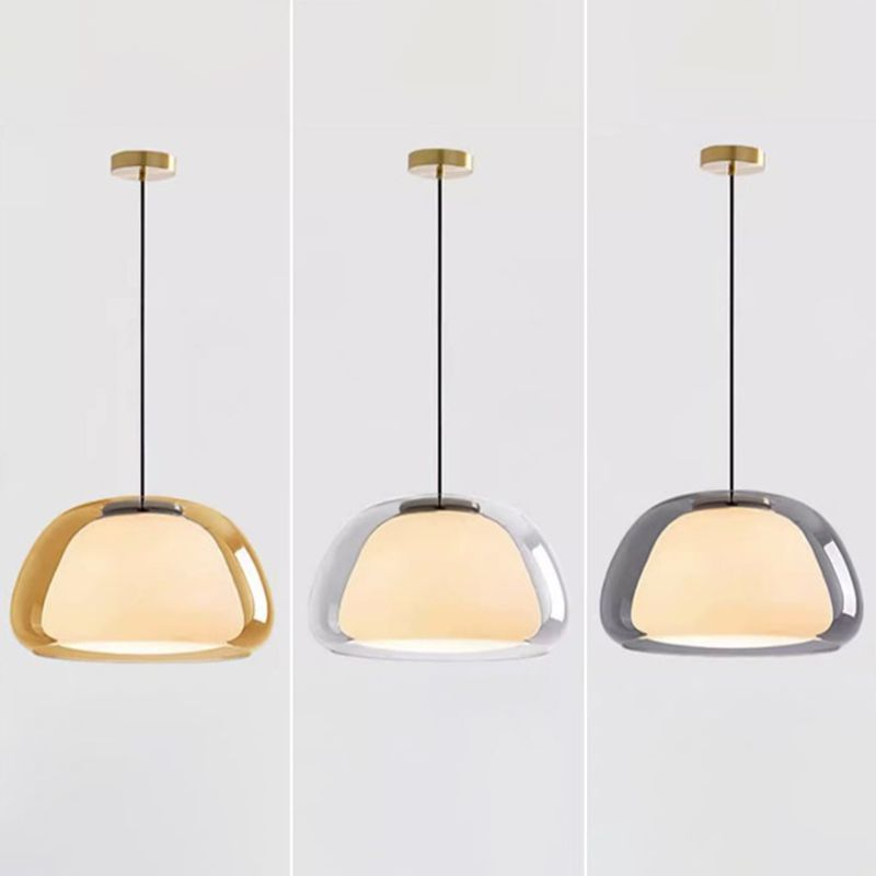 Aurora Pendant Light Milk Glass For Modern Ceiling Decor