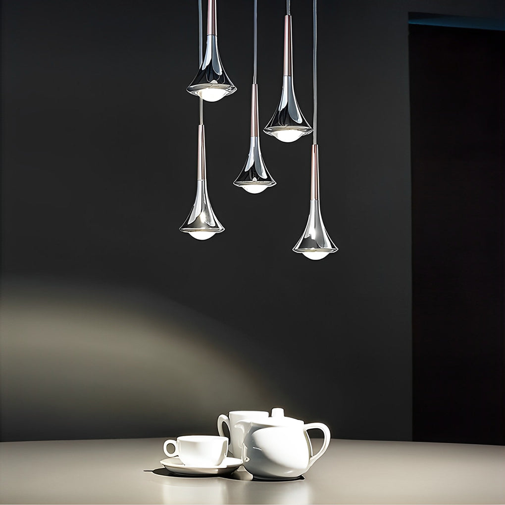Thalor Pendant Lamp With Water Drop Silhouette For Modern Homes