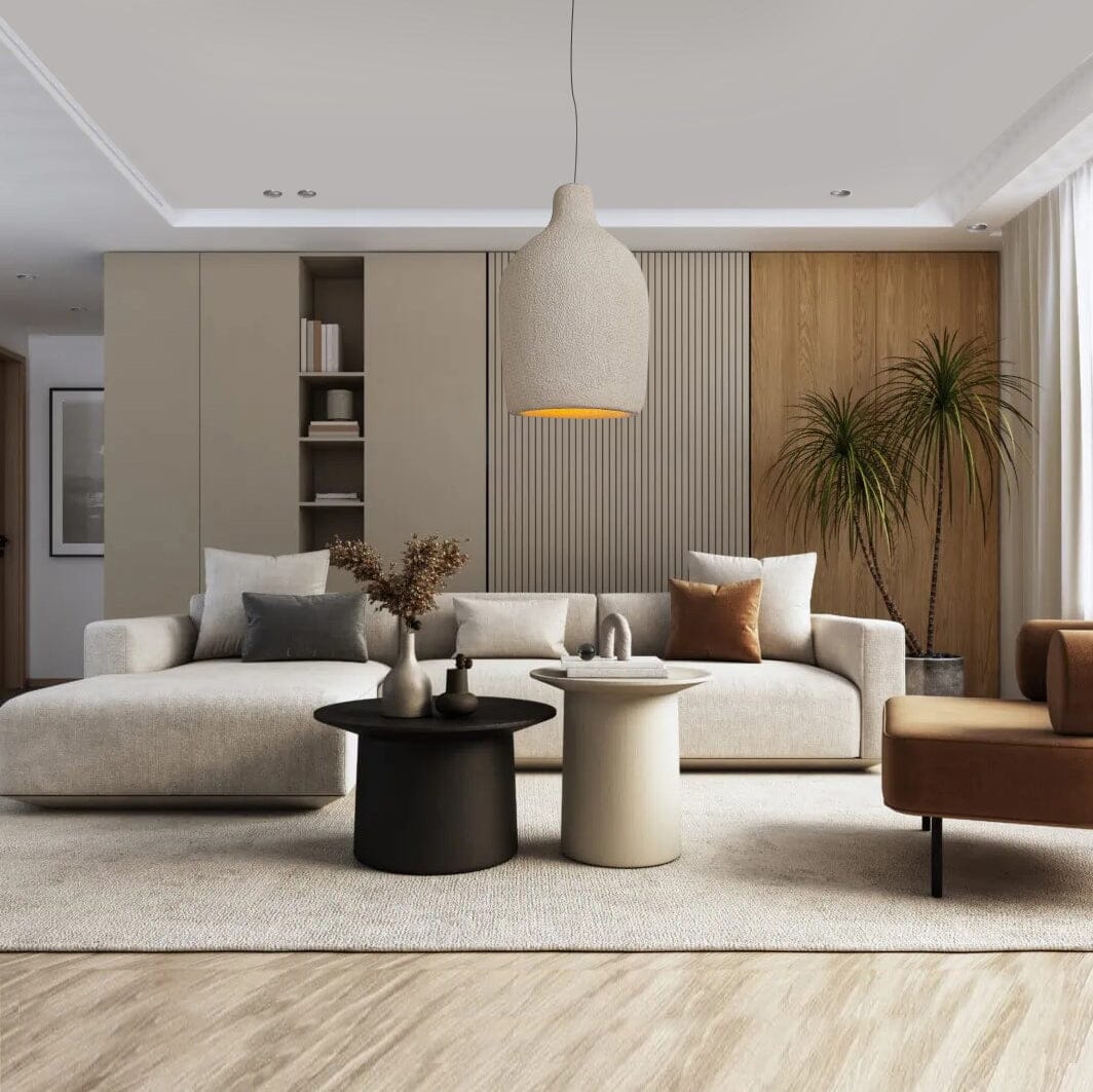 SylvaWabi Pendant Light In Resin For Modern Ceiling Fixtures