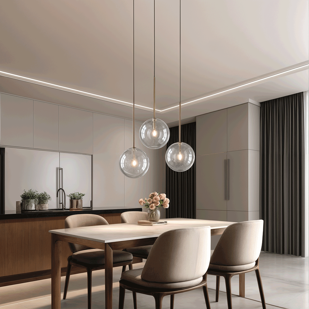 Pendant Lights With Glass Globes For Modern Kitchens And Bedrooms