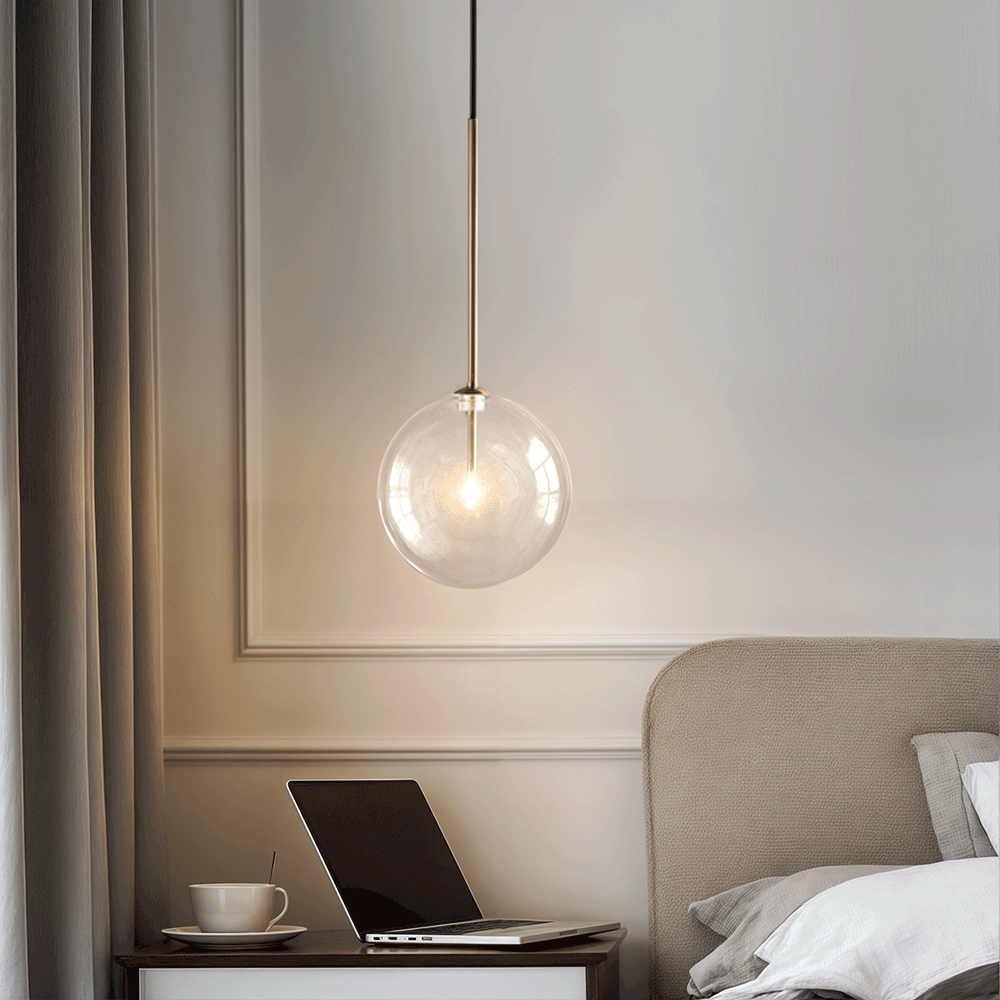 Pendant Lights With Glass Globes For Modern Kitchens And Bedrooms
