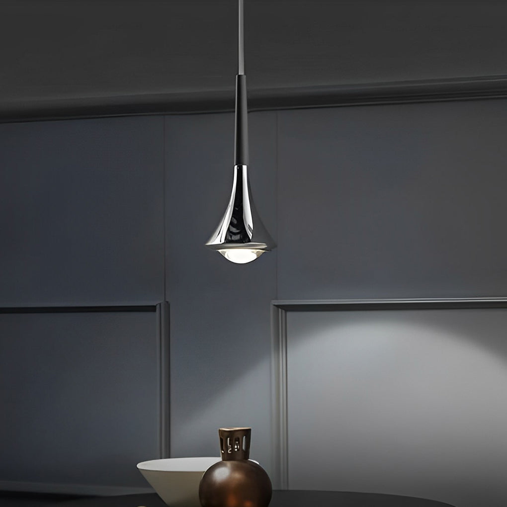 Thalor Pendant Lamp With Water Drop Silhouette For Modern Homes