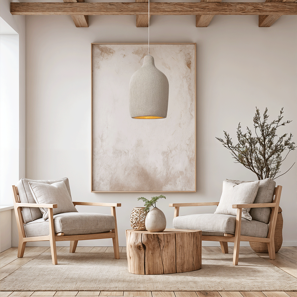 SylvaWabi Pendant Light In Resin For Modern Ceiling Fixtures