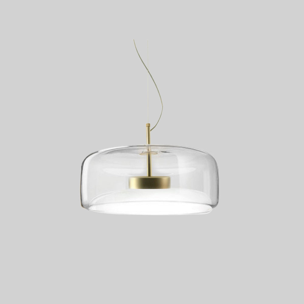 Lunara Warm Amber Glow Retro Pendant Light for Living Rooms