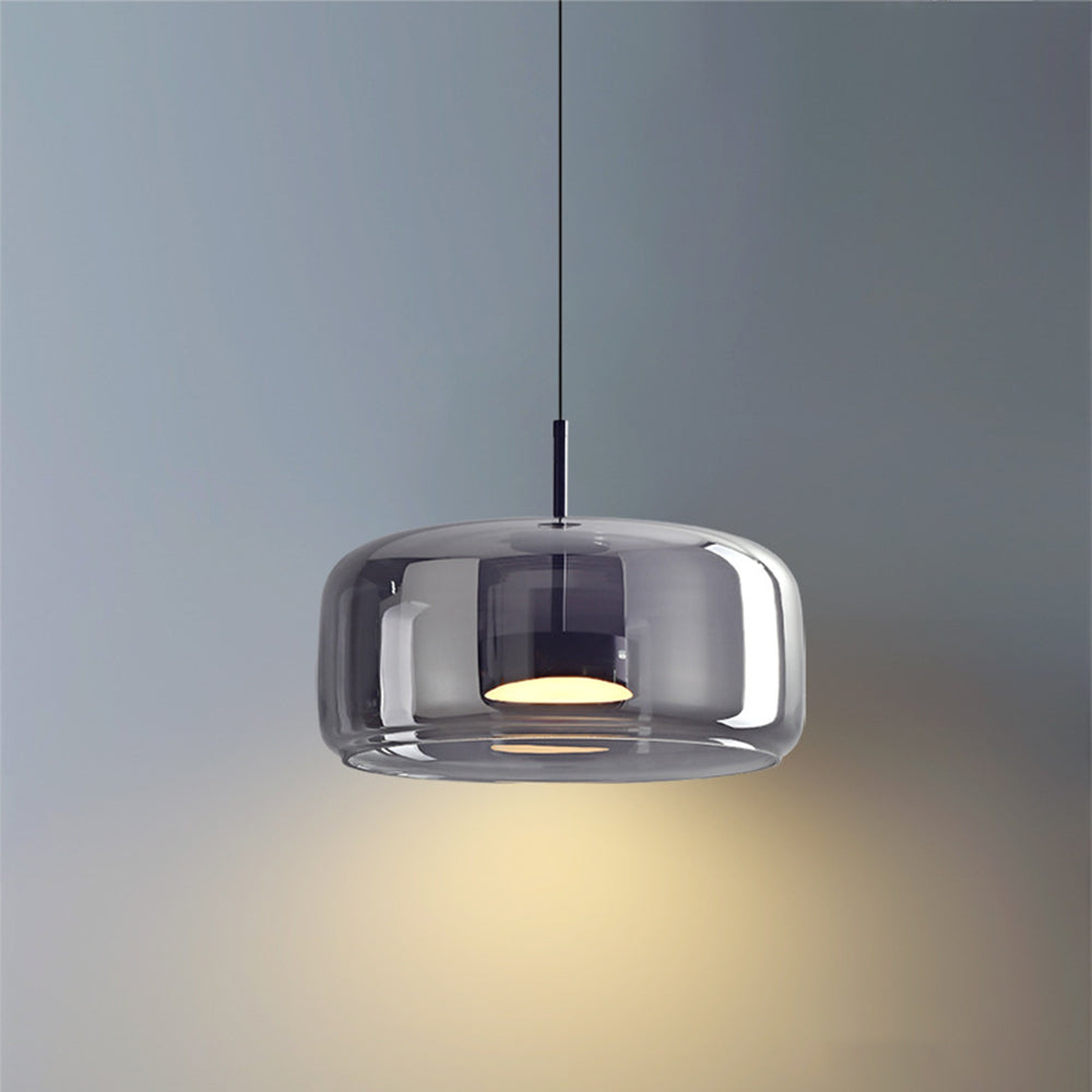 Lunara Warm Amber Glow Retro Pendant Light for Living Rooms