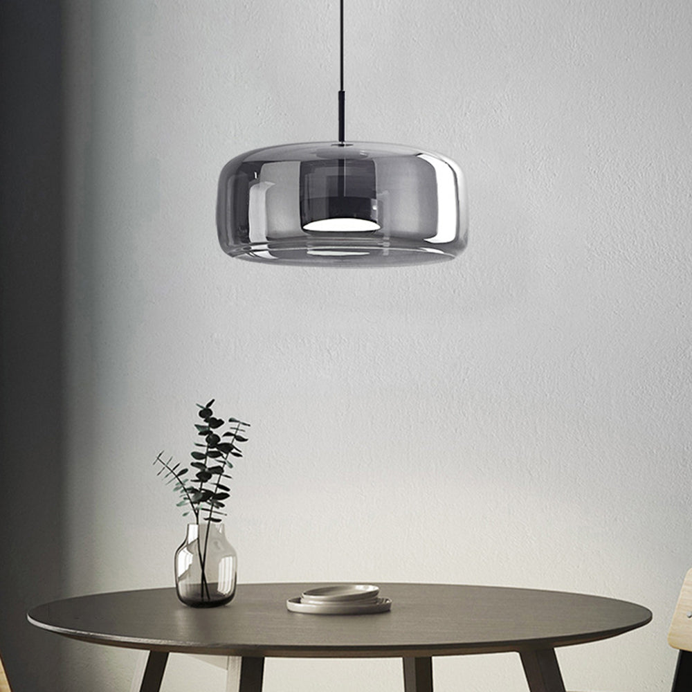 Lunara Warm Amber Glow Retro Pendant Light for Living Rooms