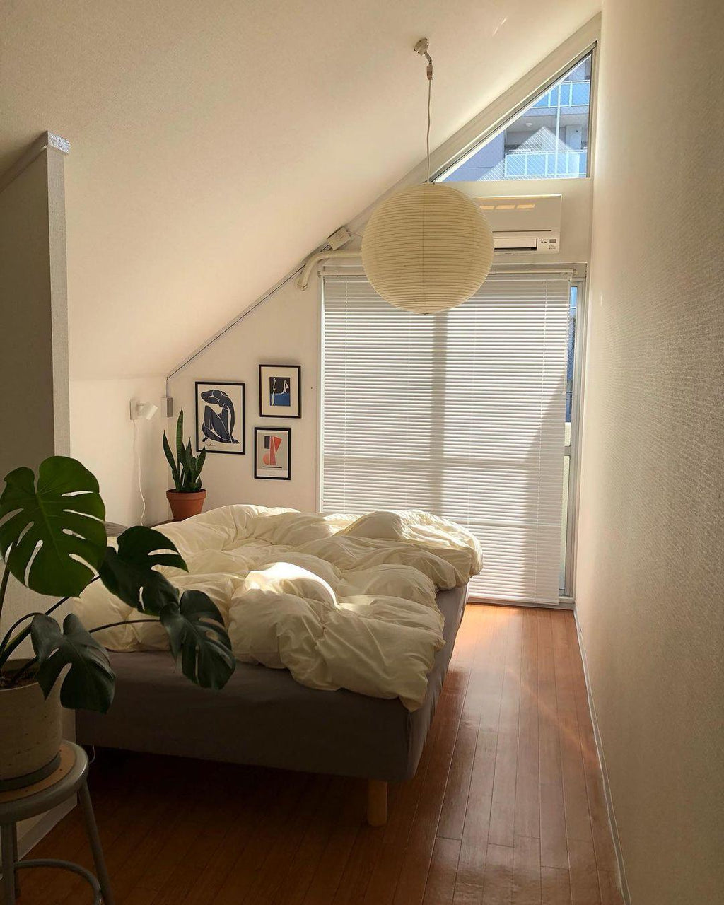 Hinori Airi Pendant Light With Paper Shade In Japanese Style