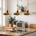 Kirrea One Glass Pendant Fixture For Kitchen And Dining