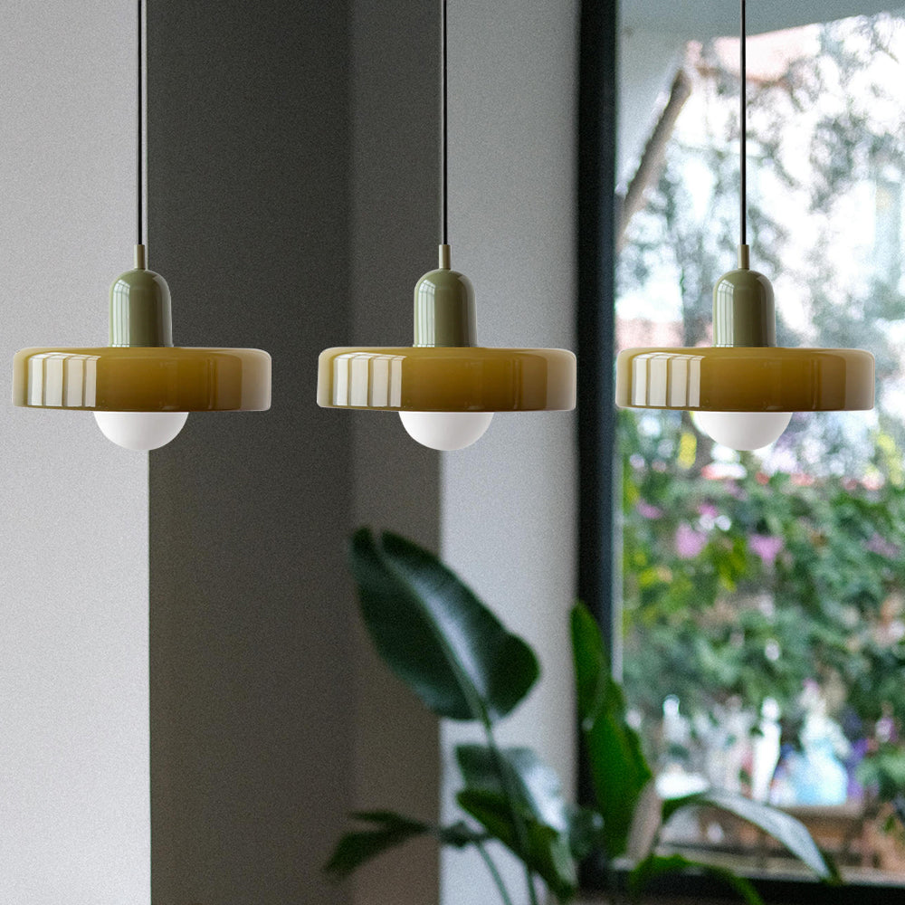 Kirrea One Glass Pendant Fixture For Kitchen And Dining