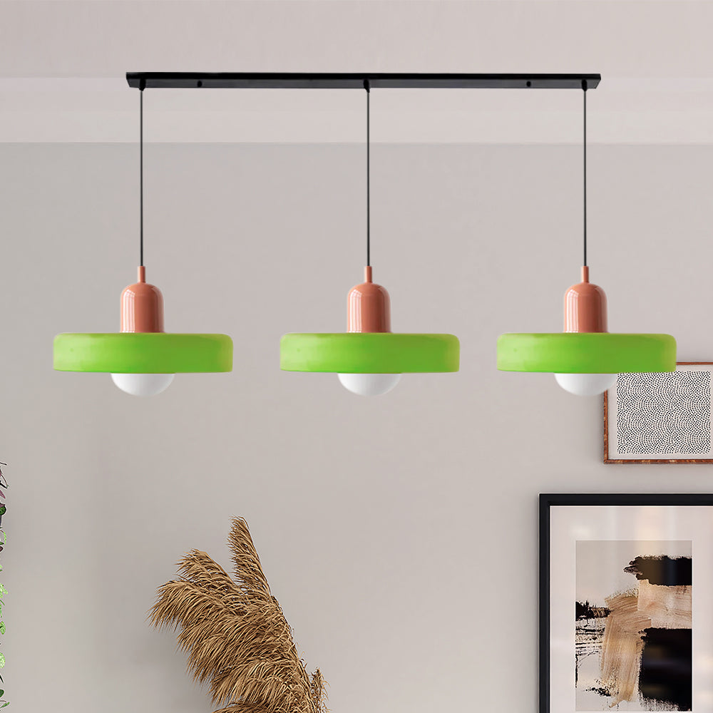 Kirrea One Glass Pendant Fixture For Kitchen And Dining