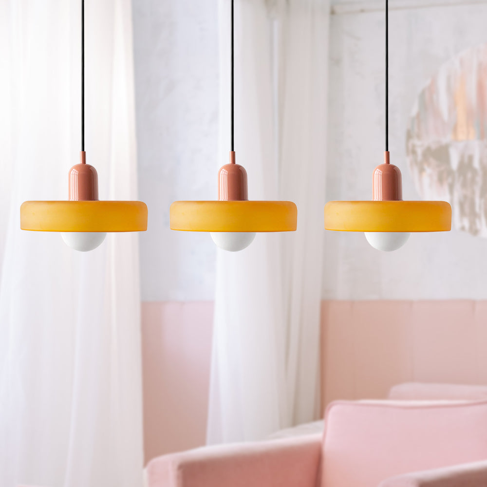 Kirrea One Glass Pendant Fixture For Kitchen And Dining