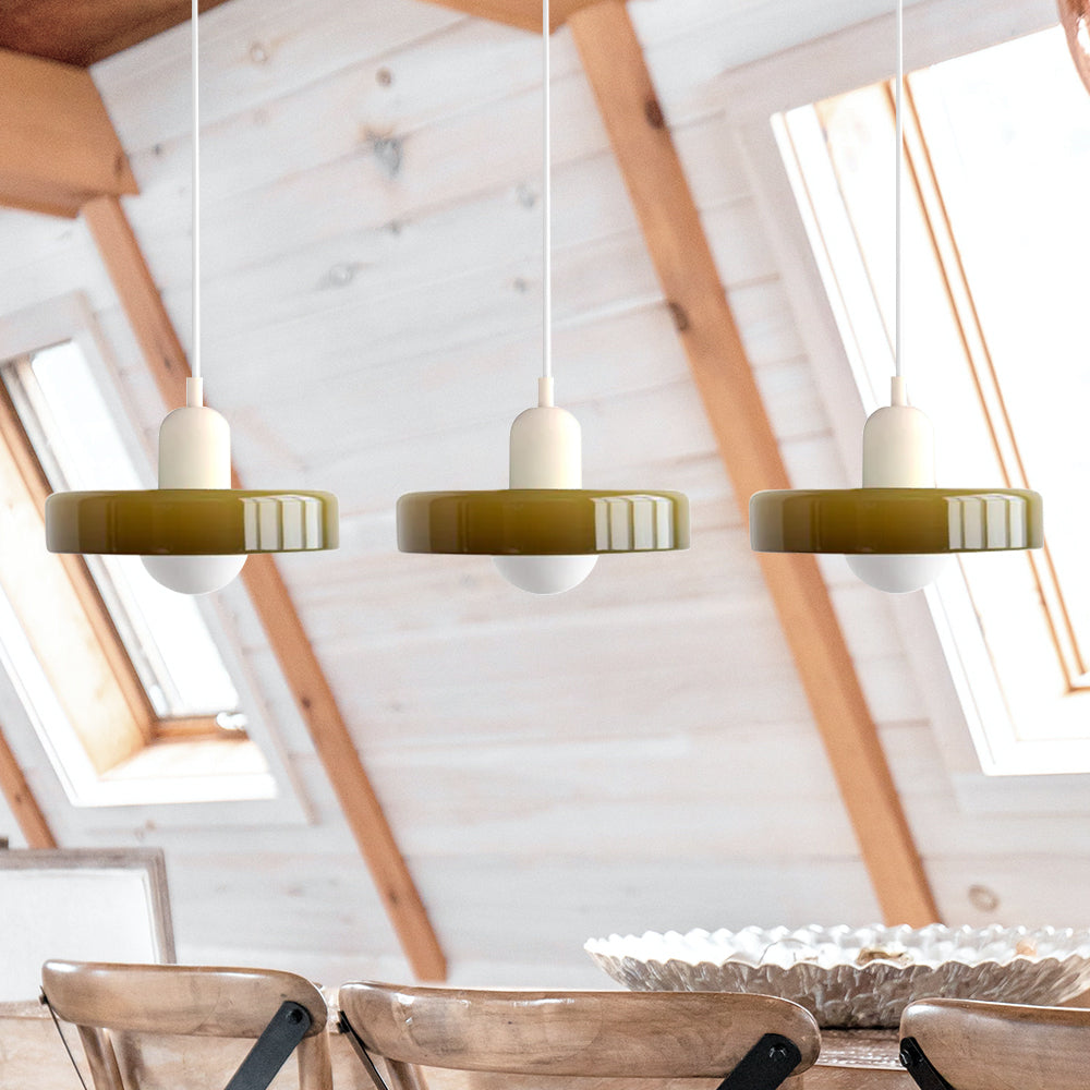 Kirrea One Glass Pendant Fixture For Kitchen And Dining