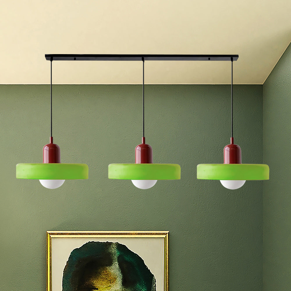 Kirrea One Glass Pendant Fixture For Kitchen And Dining