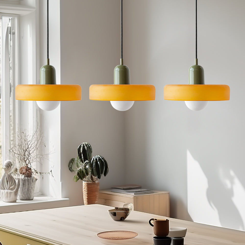 Kirrea One Glass Pendant Fixture For Kitchen And Dining