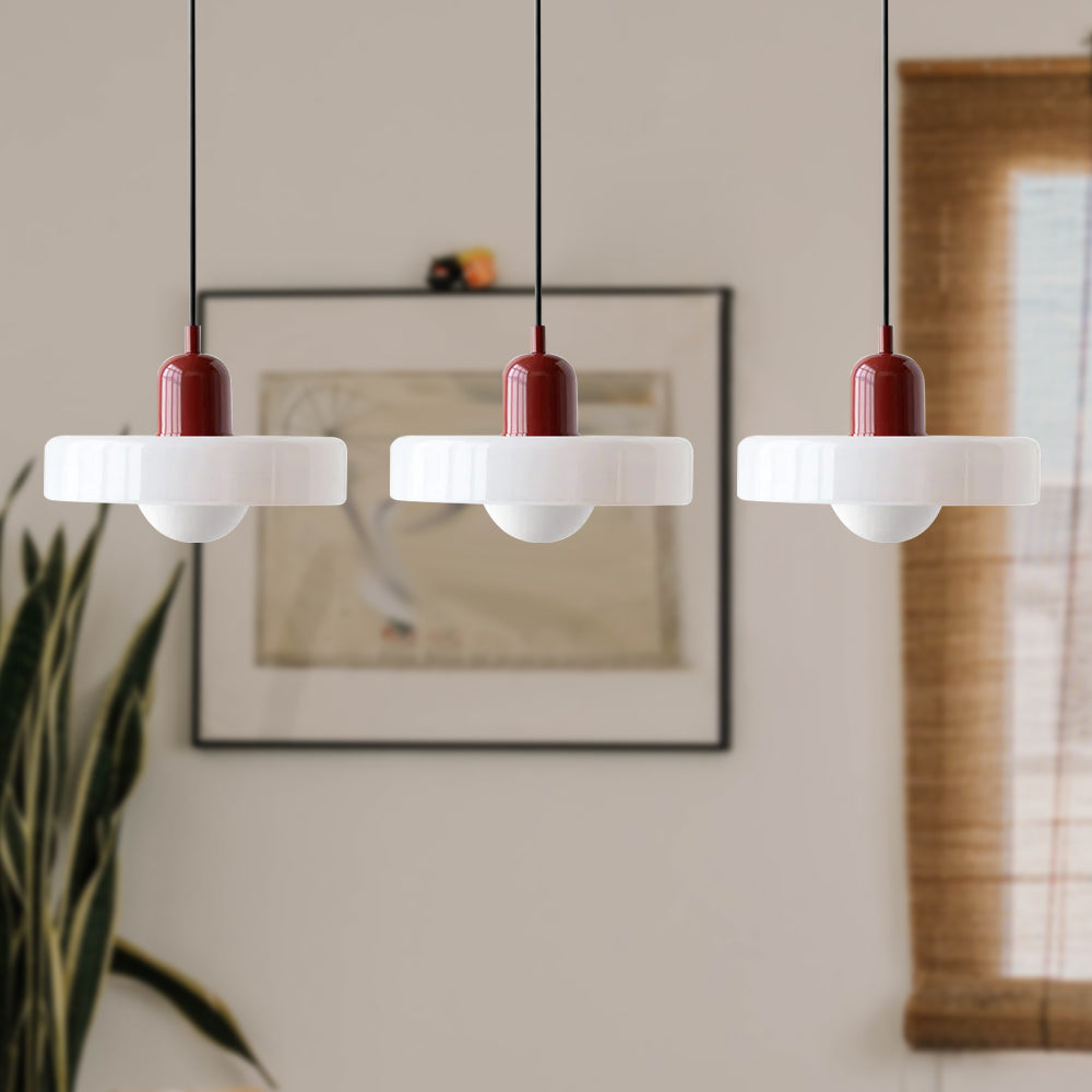 Kirrea One Glass Pendant Fixture For Kitchen And Dining
