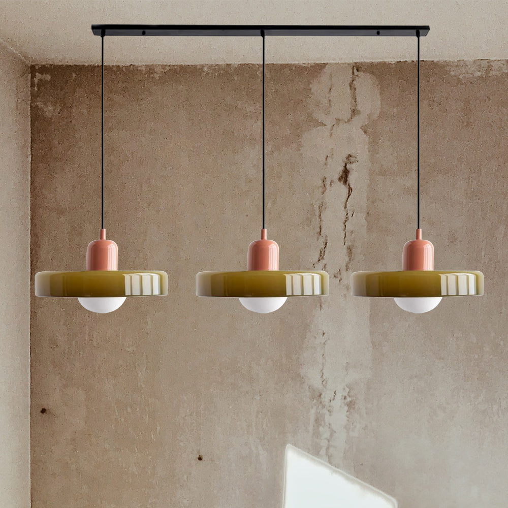 Kirrea One Glass Pendant Fixture For Kitchen And Dining