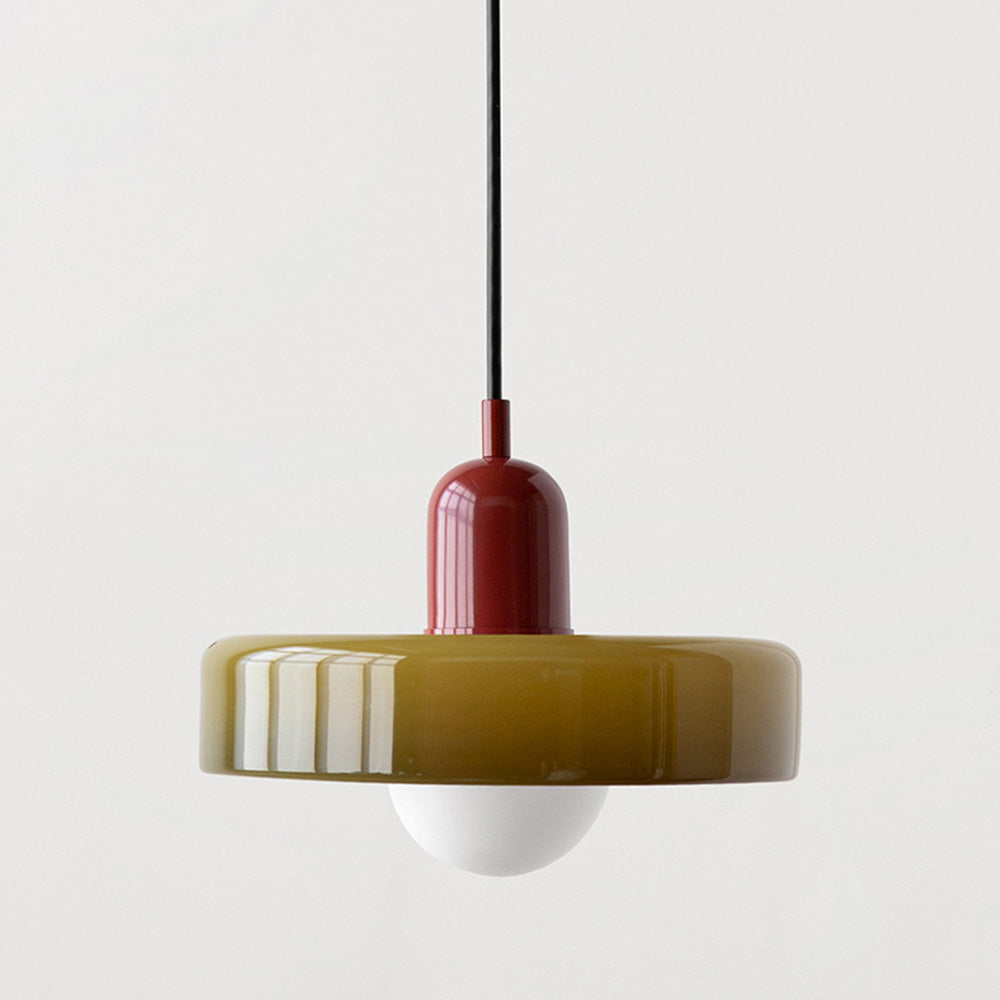 Kirrea One Glass Pendant Fixture For Kitchen And Dining