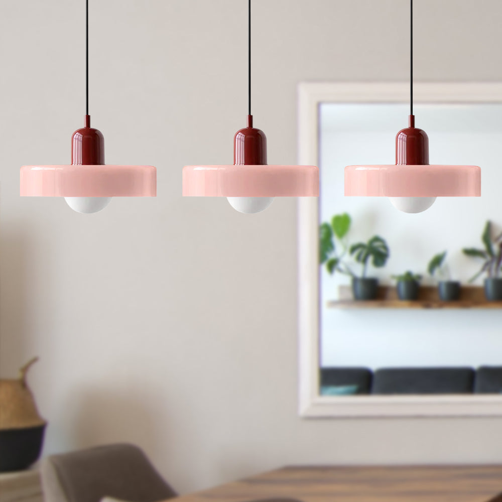 Kirrea One Glass Pendant Fixture For Kitchen And Dining