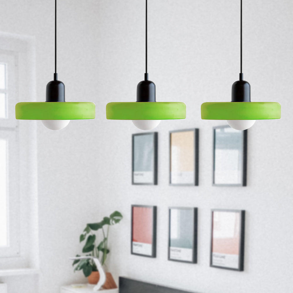 Kirrea One Glass Pendant Fixture For Kitchen And Dining