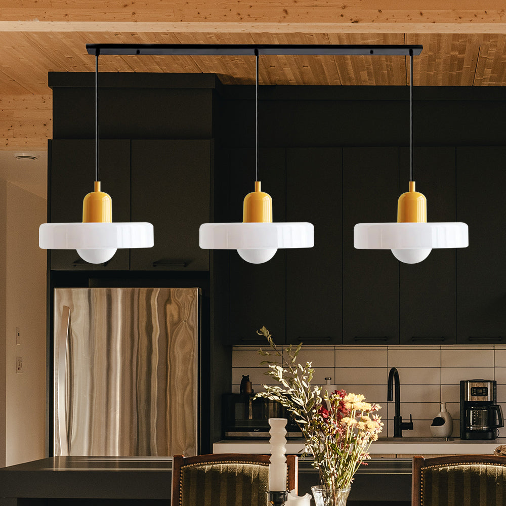 Kirrea One Glass Pendant Fixture For Kitchen And Dining