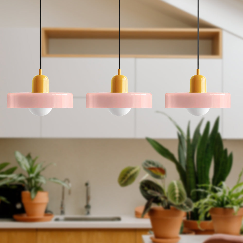 Kirrea One Glass Pendant Fixture For Kitchen And Dining