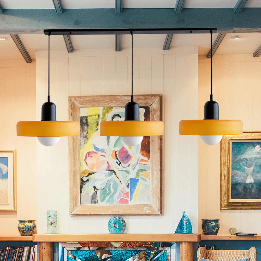 Kirrea One Glass Pendant Fixture For Kitchen And Dining