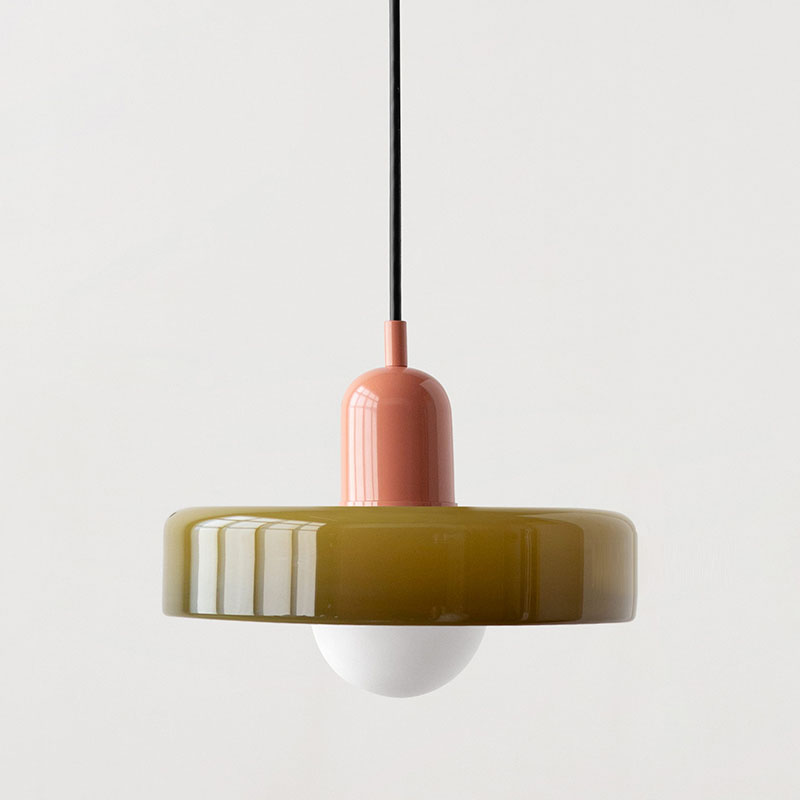 Kirrea One Glass Pendant Fixture For Kitchen And Dining