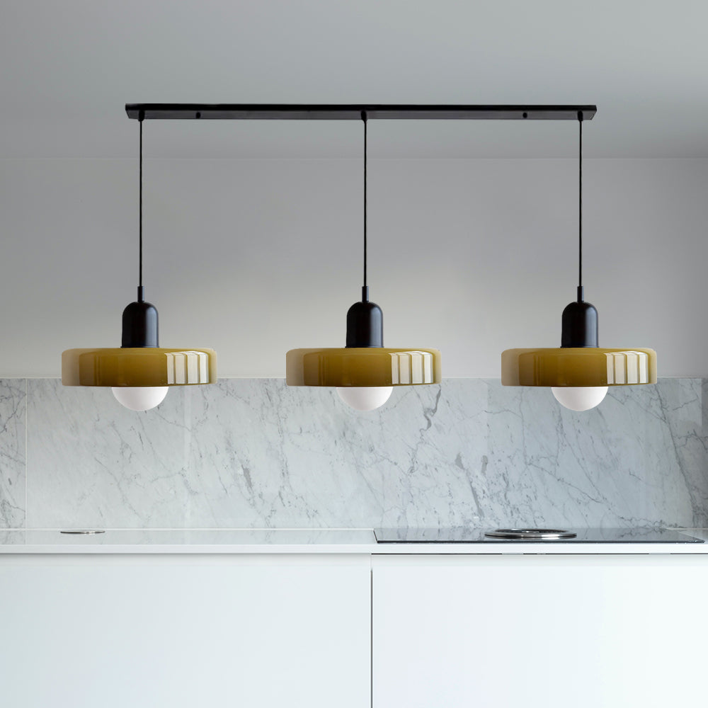 Kirrea One Glass Pendant Fixture For Kitchen And Dining
