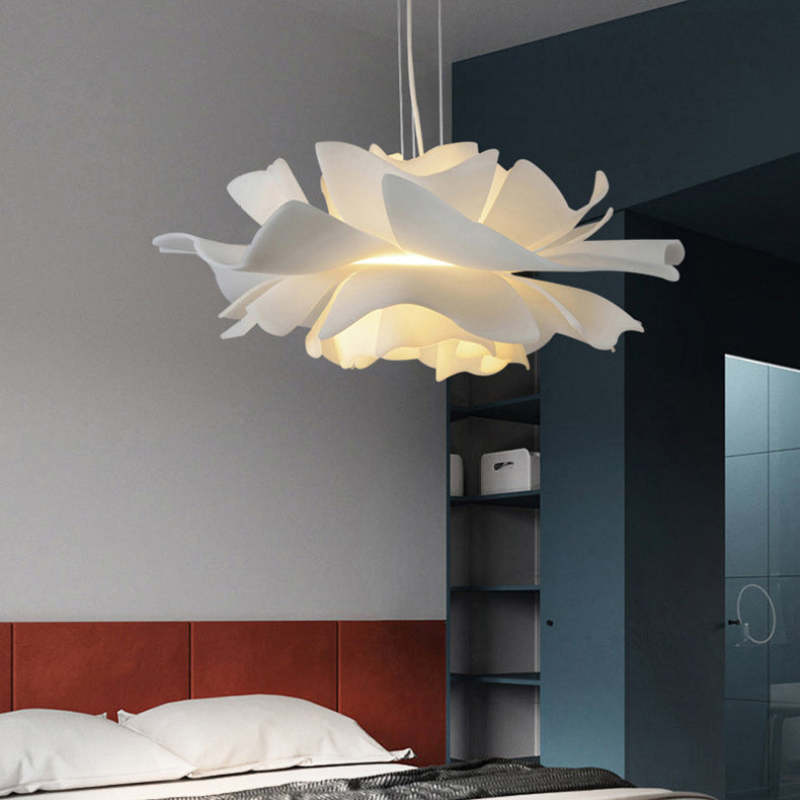 Liora Bloom Floral Pendant Lamp With Metal And Acrylic Design
