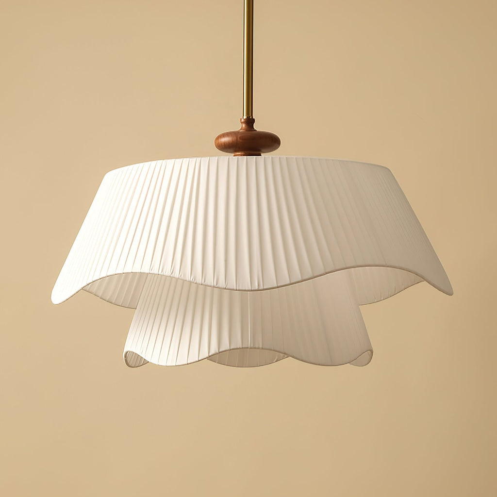Avondale Modern Elegant Pendant Light With Metal, Glass And Wood