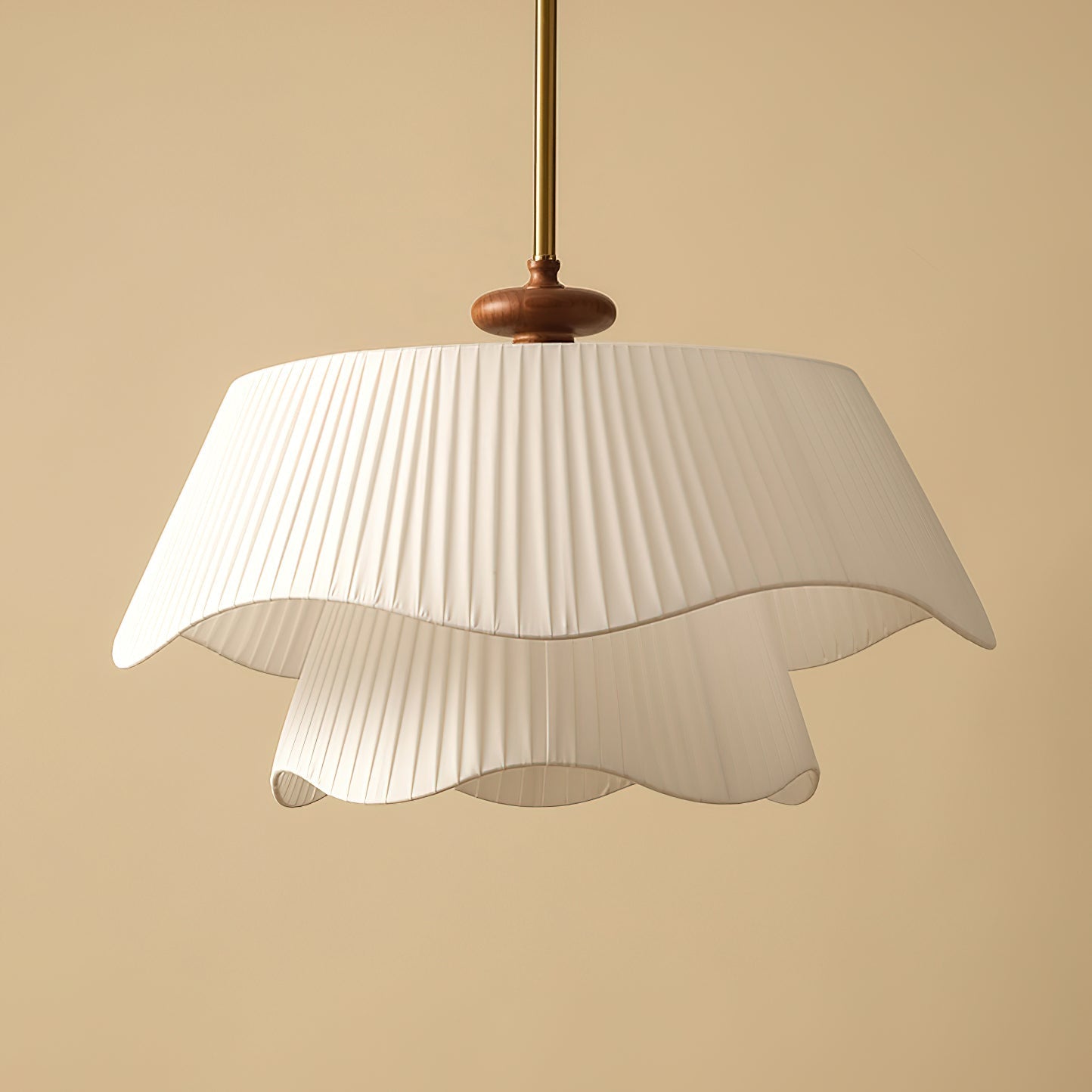 Avondale Modern Elegant Pendant Light With Metal, Glass And Wood