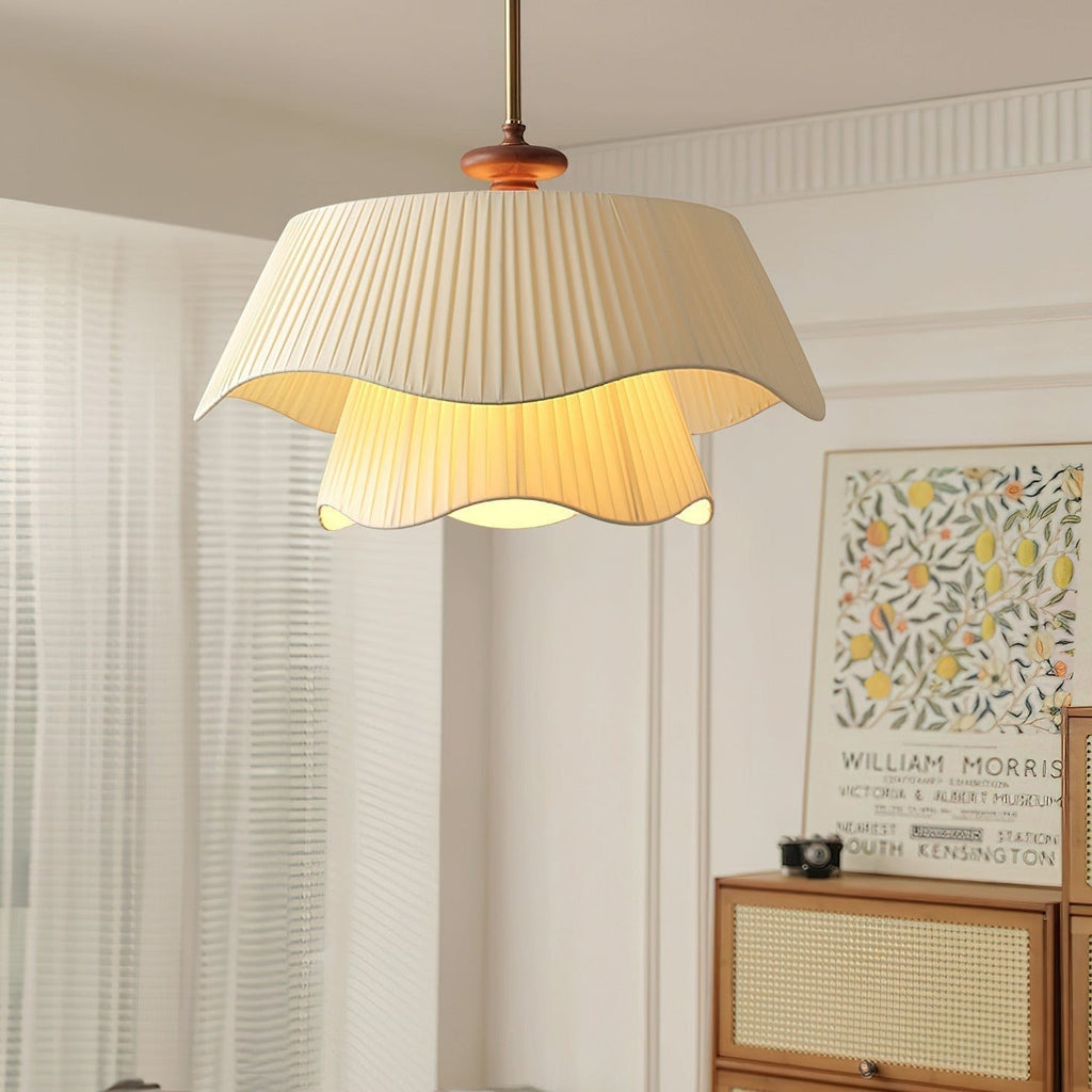 Avondale Modern Elegant Pendant Light With Metal, Glass And Wood