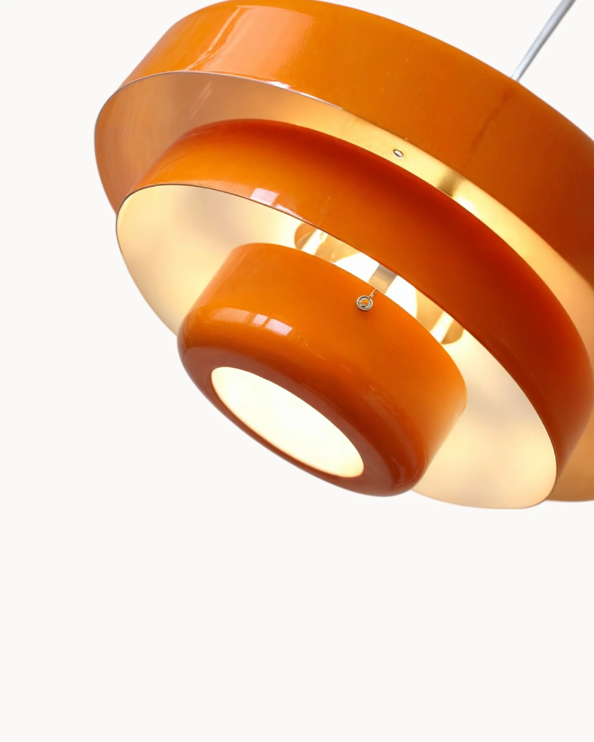 Marinelle Orange Pendant Lamp With Bold Modern Twist For Interiors
