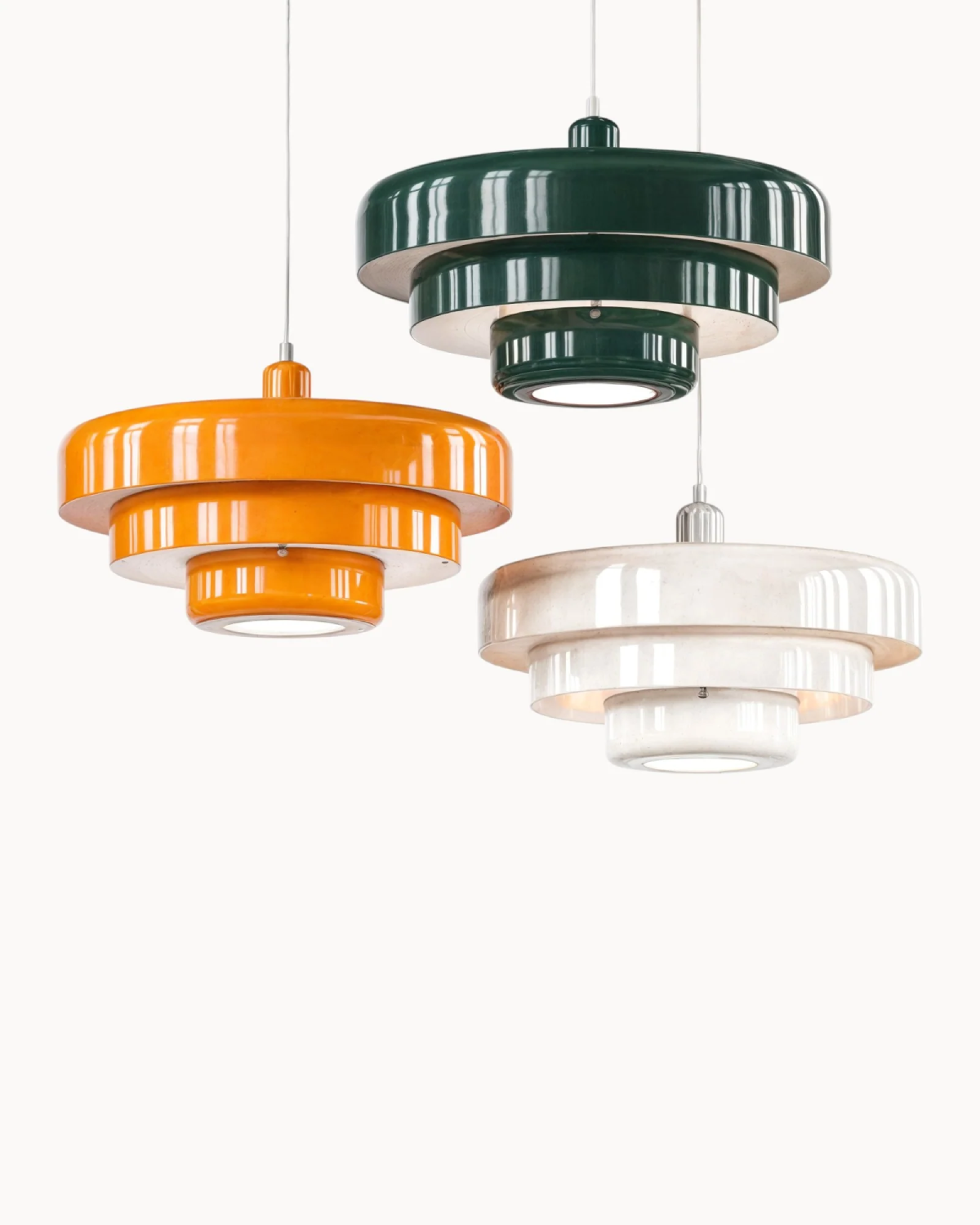 Marinelle Orange Pendant Lamp With Bold Modern Twist For Interiors