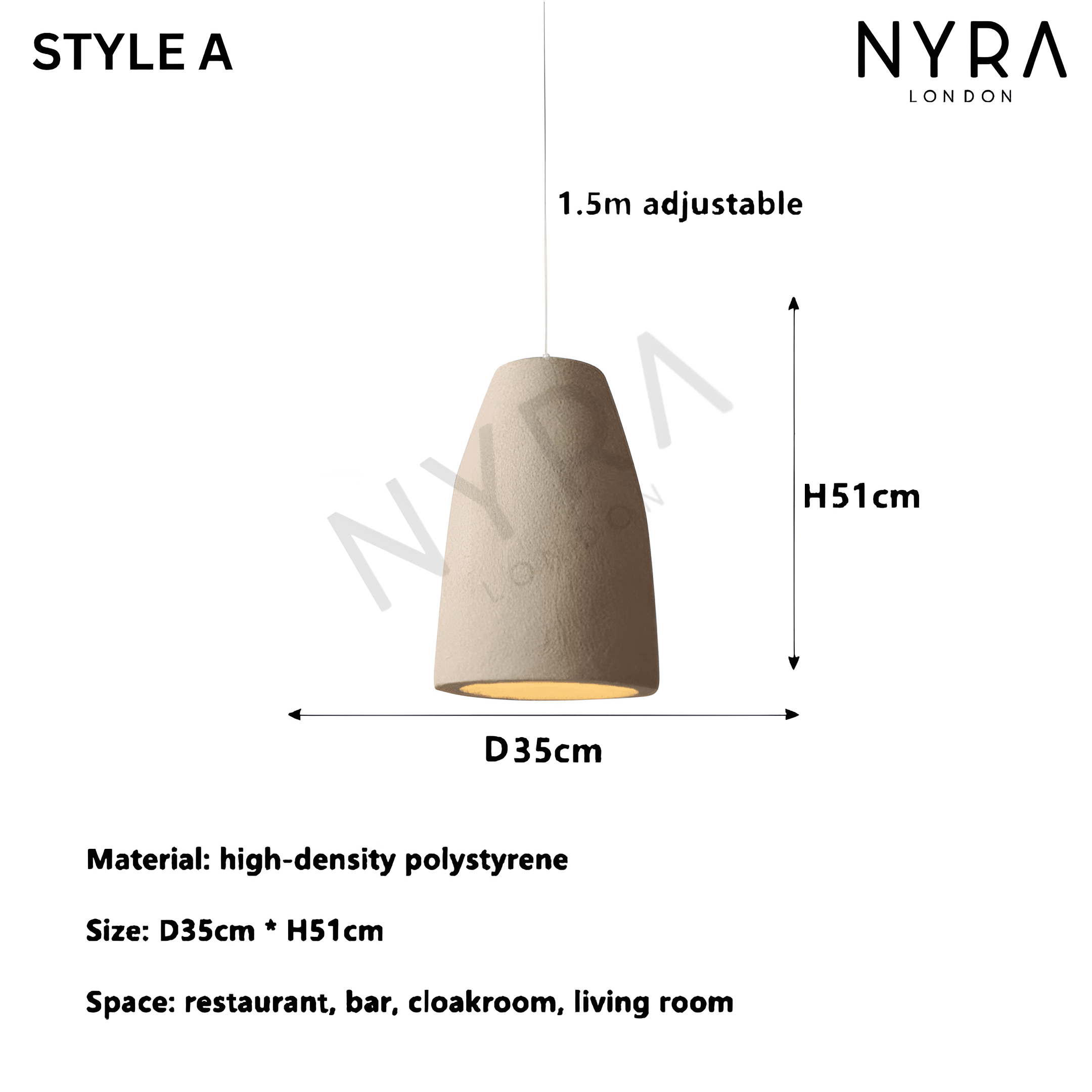 SylvaWabi Pendant Light In Resin For Modern Ceiling Fixtures