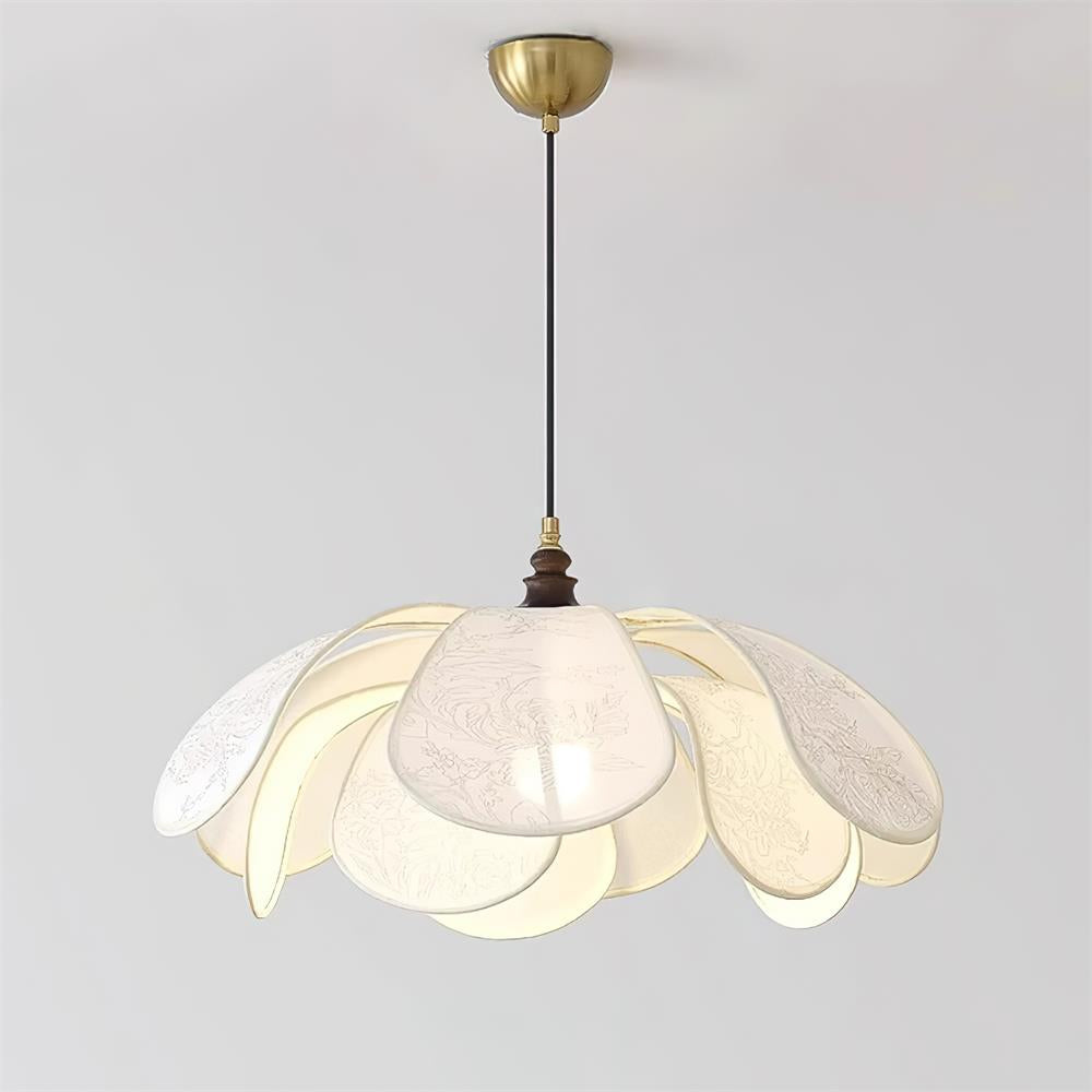 Liora Bloom Ceiling Pendant With Floral-Inspired Modern Design, E26/E27 LED Compatible