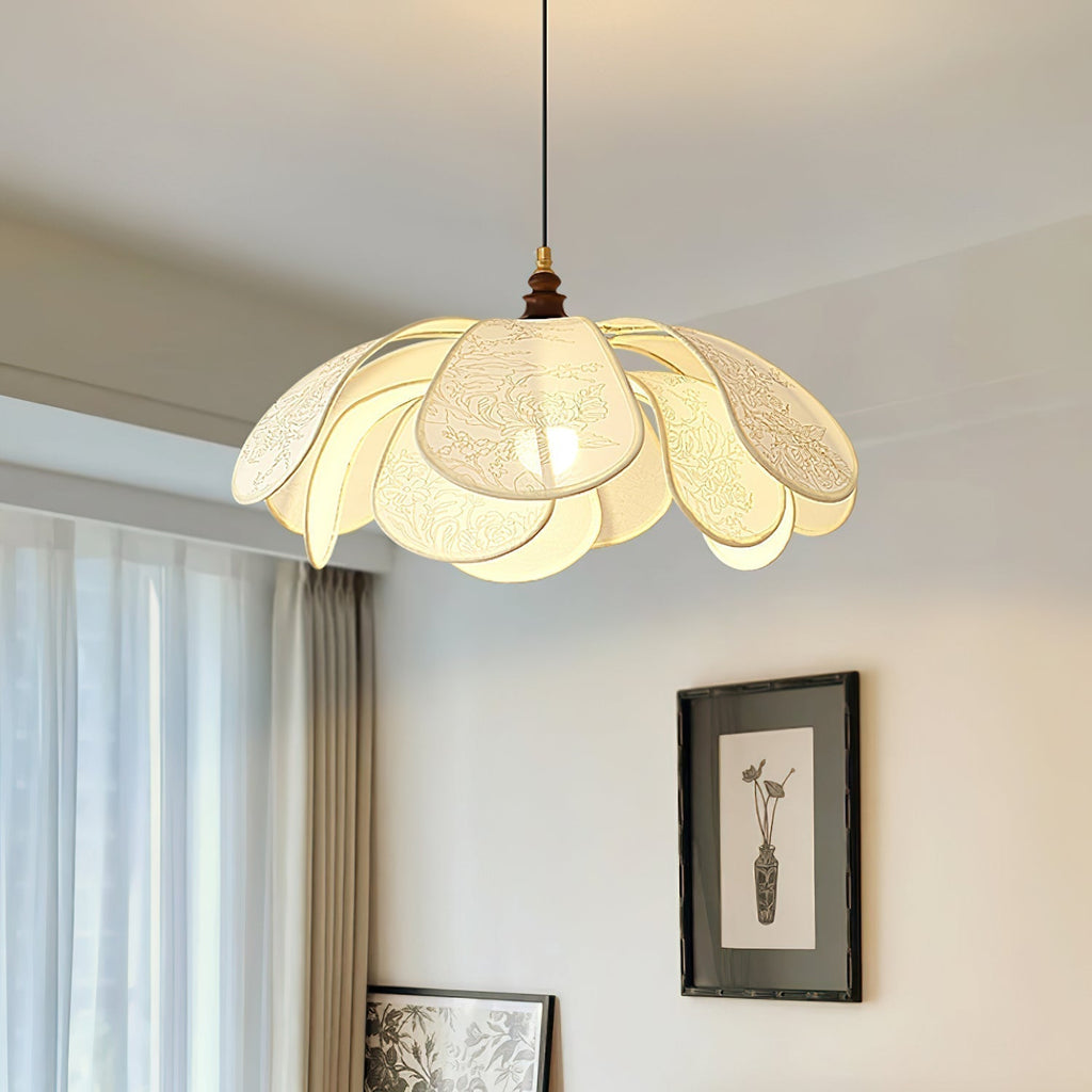 Liora Bloom Ceiling Pendant With Floral-Inspired Modern Design, E26/E27 LED Compatible