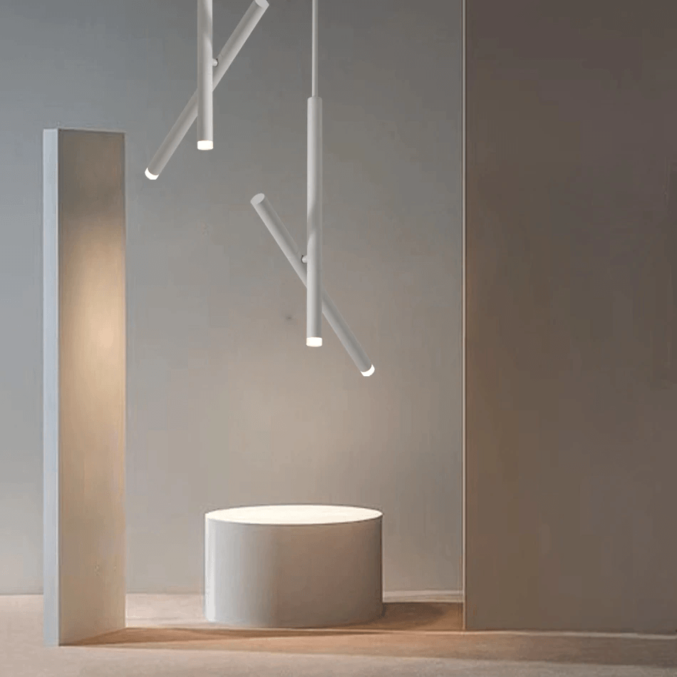 Tube Pendant Light Fixture For Modern Dining Rooms And Kitchen Areas