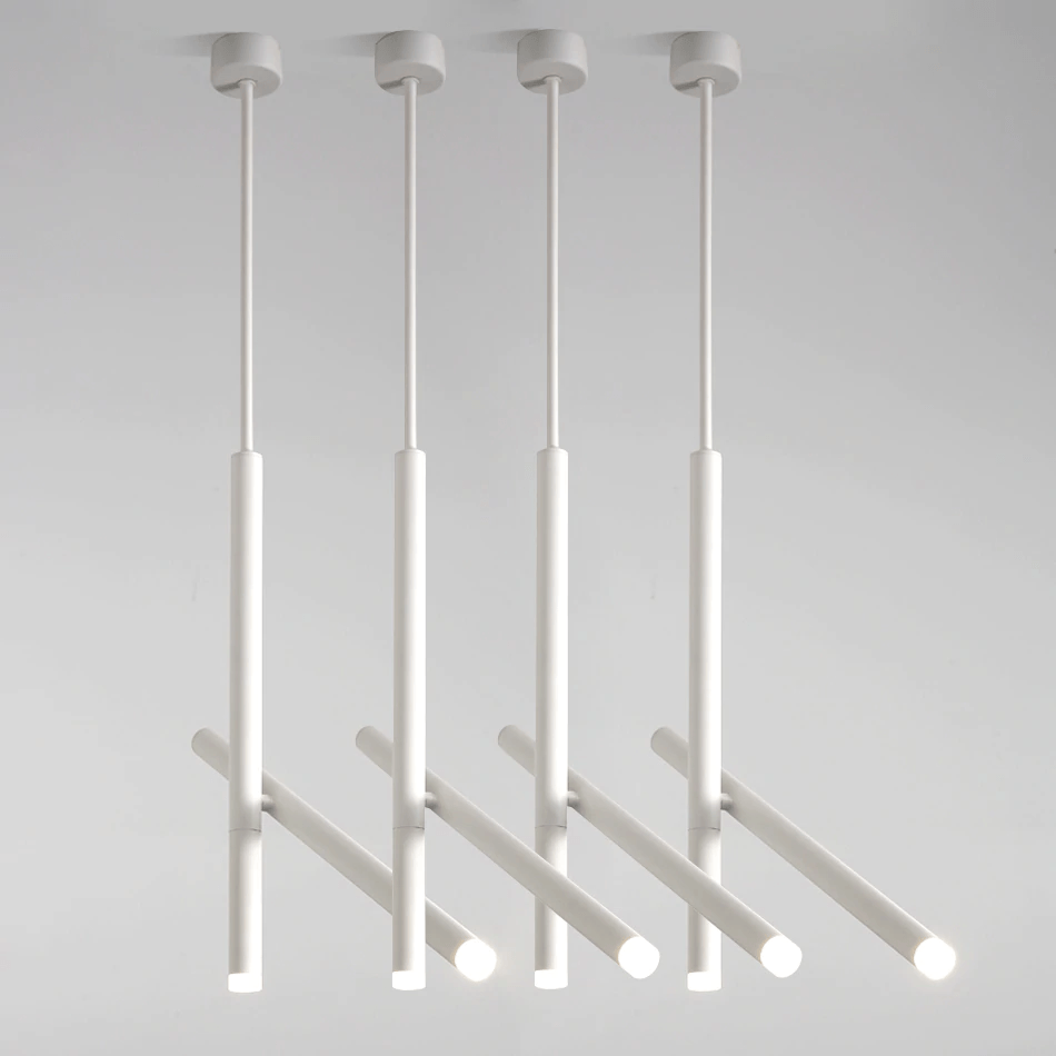 Tube Pendant Light Fixture For Modern Dining Rooms And Kitchen Areas