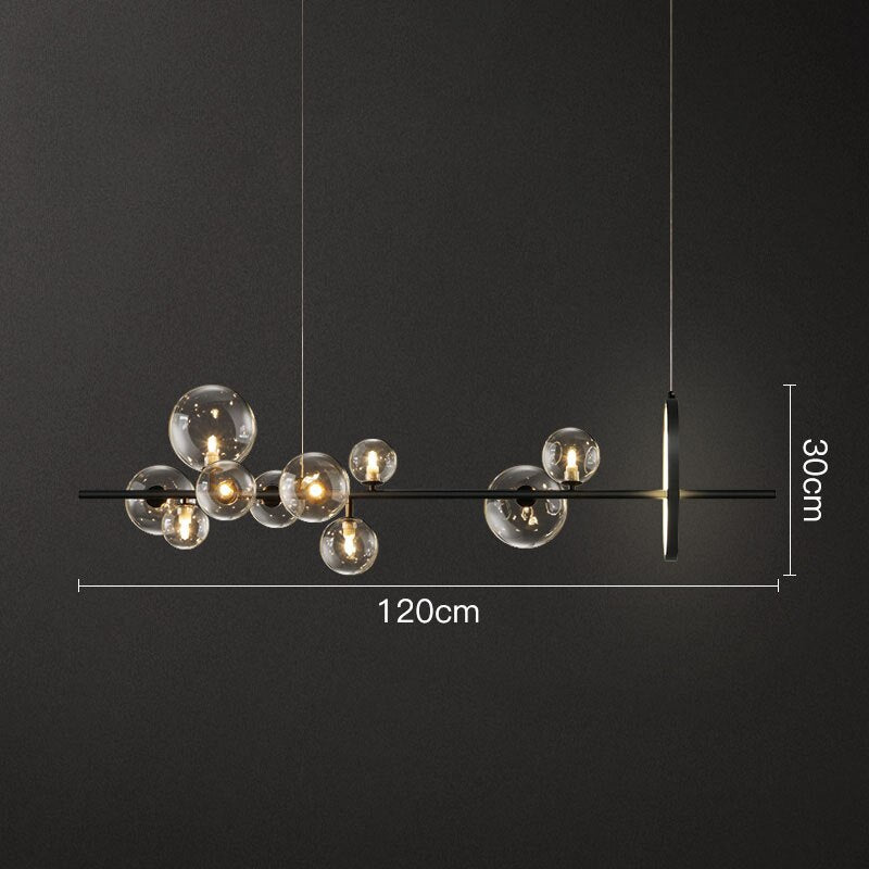 Nerida Pendant Light With Bubble Glass For Modern Interiors