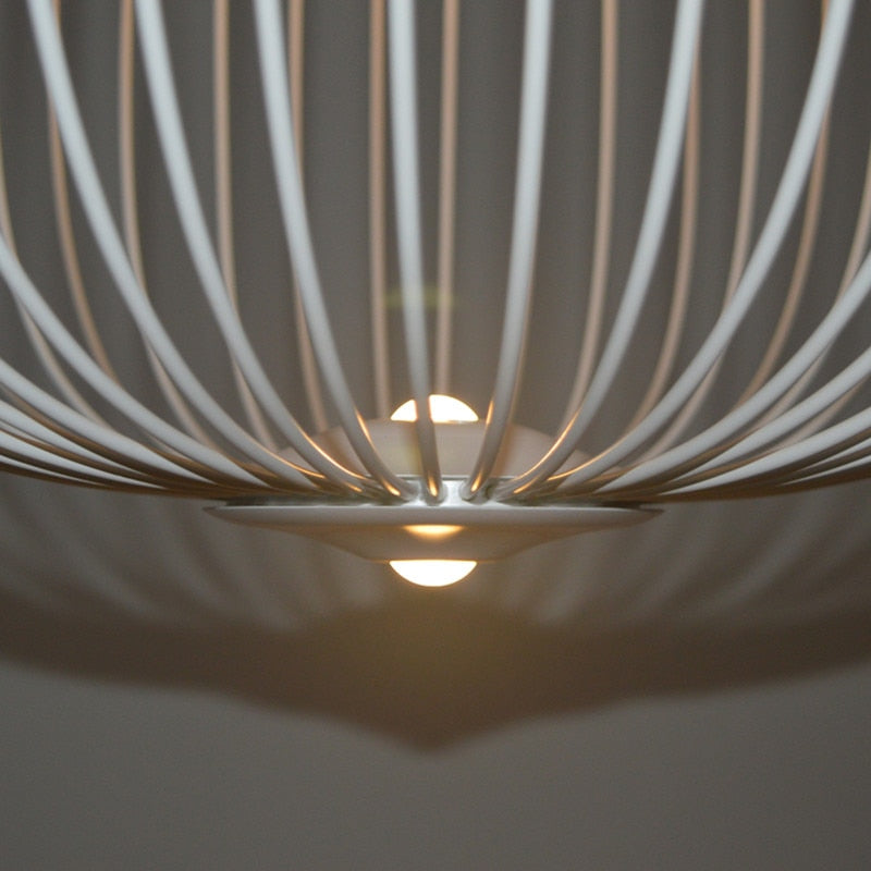 Lyra Spokes Hanging Pendant Light With 52cm Diameter 200cm Height