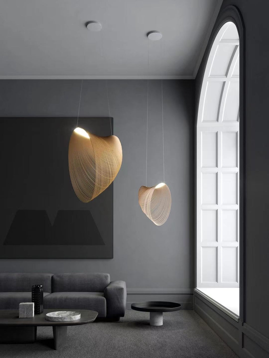 Aurra Nordic Abstract Pendant Light For Modern Living Spaces
