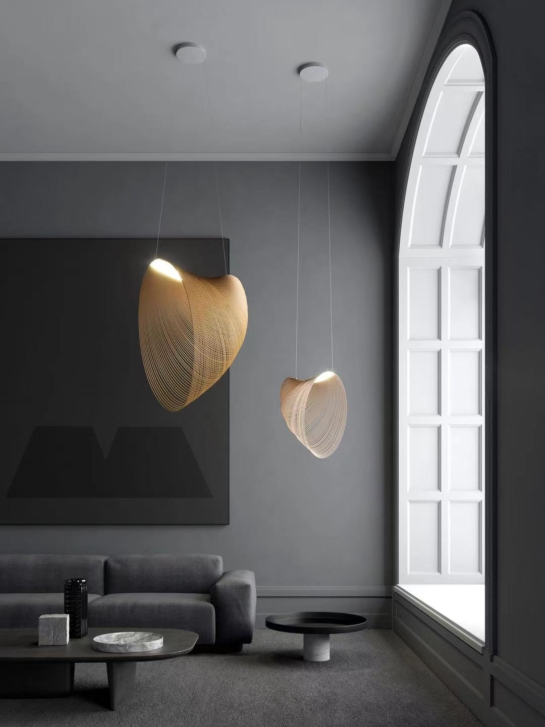 Aurra Nordic Abstract Pendant Light For Modern Living Spaces