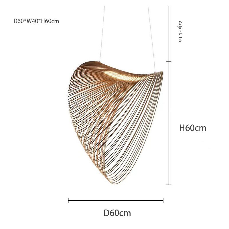 Aurra Nordic Abstract Pendant Light For Modern Living Spaces
