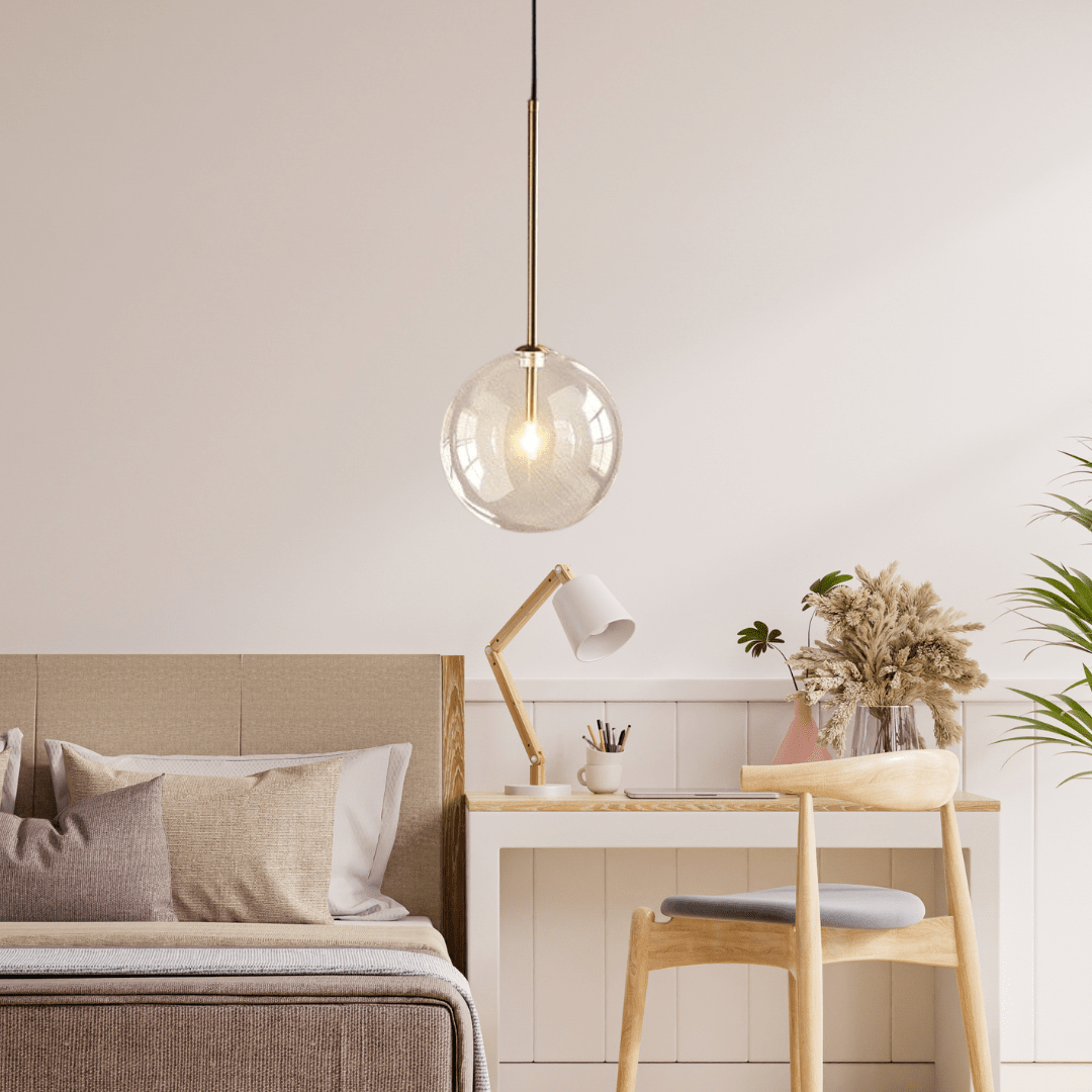 Pendant Lights With Glass Globes For Modern Kitchens And Bedrooms